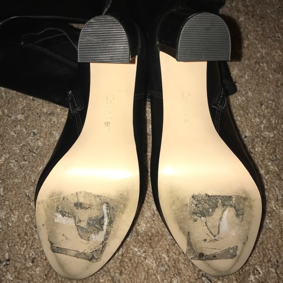 Calvin Klein thigh high boots - Picture 7 of 8